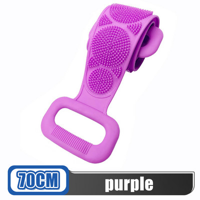 Ķermeņa sūklis Silikona birste Vannas dvielis Vannas želeja vannas tīrīšana Ādas birste masāžas dušas pagarinātas skruberis ādas tīras birstes