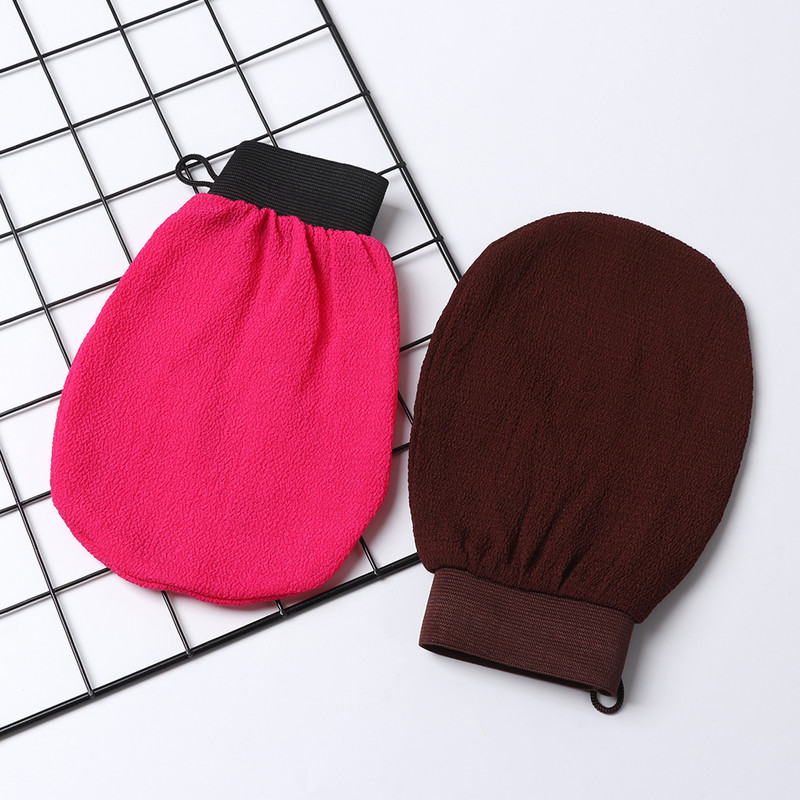 1Gb Hot Marokas Hammam Exfoliating Mitt Kessa skrubja cimdu sagatavošana Izturīgi dušas skrubja cimdi Ķermeņa sejas iedeguma masāžas dūraiņi