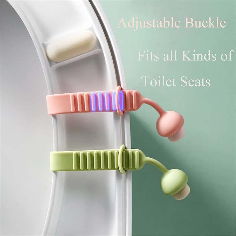 Silikona tualetes vāka pacēlājs, neslīdošs, regulējams lietojams tualetes rokturis, pārsegs Vannas istabas tualetes sēdekļa piederumi