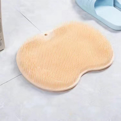 Pėdų plovimo šepetys Silikoninis vonios pėdų masažo kilimėlis dušo masažas vonios kambarys Neslystantis vonios kilimėlis, skirtas pėdų plovimui