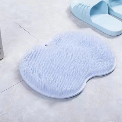 Pėdų plovimo šepetys Silikoninis vonios pėdų masažo kilimėlis dušo masažas vonios kambarys Neslystantis vonios kilimėlis, skirtas pėdų plovimui