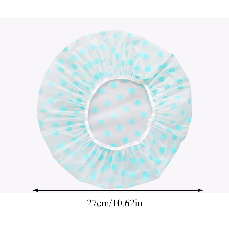 Prijenosna kapa za tuširanje Elastična vodootporna kapa za tuširanje Šarena podebljana elastična kapa za kupanje Kapa za kupanje za žene Kape za frizerski salon