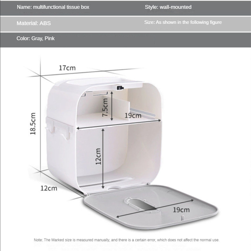 Držač toaletnog papira Kutija za toaletni papir bez bušenja Zidna kutija za toaletni papir Kupaonski stalak za pohranu Pribor Papir za motanje Kupaonski organizator