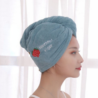 Ženska djevojačka čarobna kapa za tuširanje od mikrovlakana Ručnik Šeširi za kupanje za žene Kapa za suhu kosu, mekana koja se brzo suši za žensku glavu s turbanom
