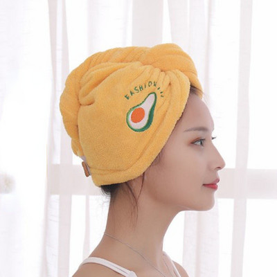 Ženska djevojačka čarobna kapa za tuširanje od mikrovlakana Ručnik Šeširi za kupanje za žene Kapa za suhu kosu, mekana koja se brzo suši za žensku glavu s turbanom