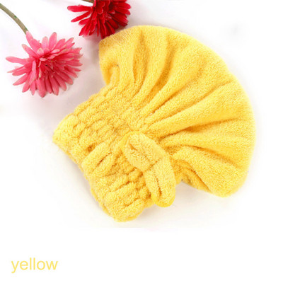 Slatka crtana kapa za tuširanje Turban za kosu od koraljnog flisa Kapa za kupaonicu Prijenosna ženska kapa za suhu kosu Brzosušivi omotani ručnik 1 kom.