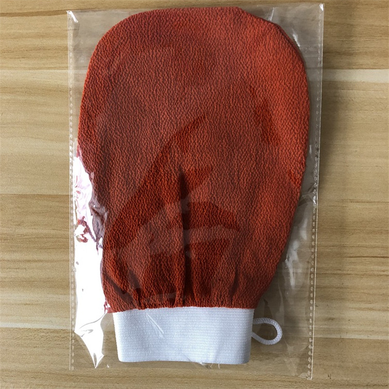 Rayon rukavice za kupanje Višebojni jednoslojni trljanje mrtve kože Rukavice za kupanje s aplikatorom za kupanje Ručnik