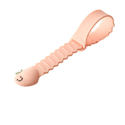 Karikatūras silikona tualetes vāka pacēlājs, neslīdošs sprādzes dizains, mīksts rokturis, netīrumus izturīgs tualetes sēdekļa aksesuāri