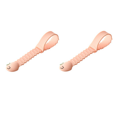 Karikatūras silikona tualetes vāka pacēlājs, neslīdošs sprādzes dizains, mīksts rokturis, netīrumus izturīgs tualetes sēdekļa aksesuāri