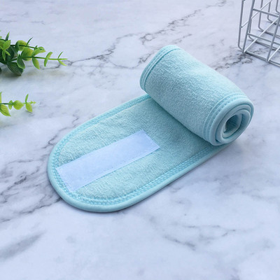 1Gb Sievietēm regulējama matu lente Aplauzums Dvieļi Matu ietīšana Galvas Lente Stretch Salon SPA Sejas galvas saite Matu aksesuāri Dušas cepure