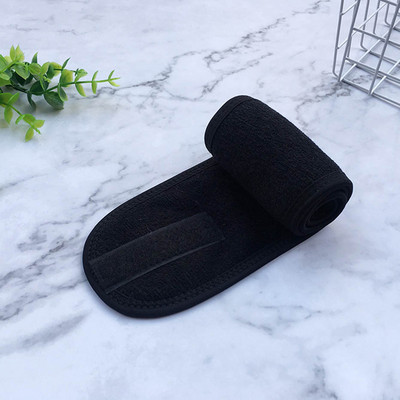 1Gb Sievietēm regulējama matu lente Aplauzums Dvieļi Matu ietīšana Galvas Lente Stretch Salon SPA Sejas galvas saite Matu aksesuāri Dušas cepure