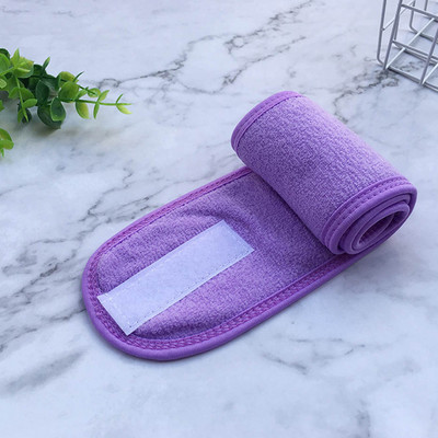 1Gb Sievietēm regulējama matu lente Aplauzums Dvieļi Matu ietīšana Galvas Lente Stretch Salon SPA Sejas galvas saite Matu aksesuāri Dušas cepure