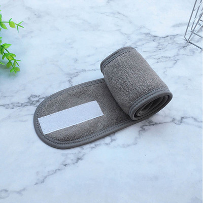 1Gb Sievietēm regulējama matu lente Aplauzums Dvieļi Matu ietīšana Galvas Lente Stretch Salon SPA Sejas galvas saite Matu aksesuāri Dušas cepure