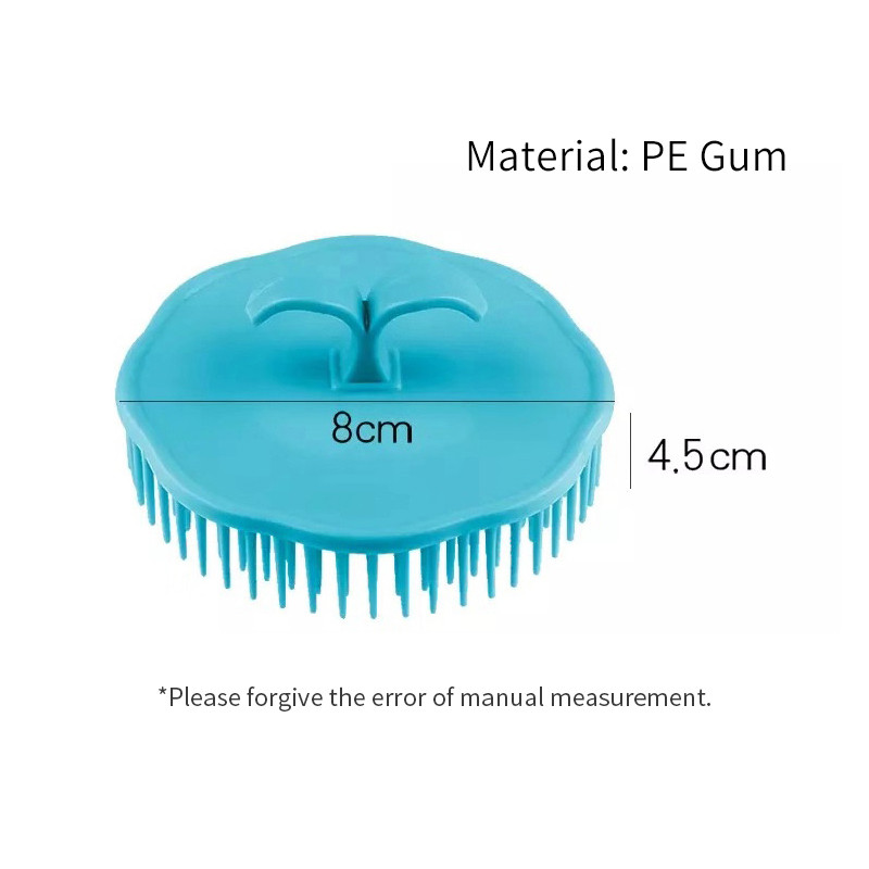 GUANYAO Četka za masažu glave Meko ljepilo Četka za šampon Kupaonski proizvodi Plastični sanitarni češalj Pranje kose Vlasište Tuš Tijelo