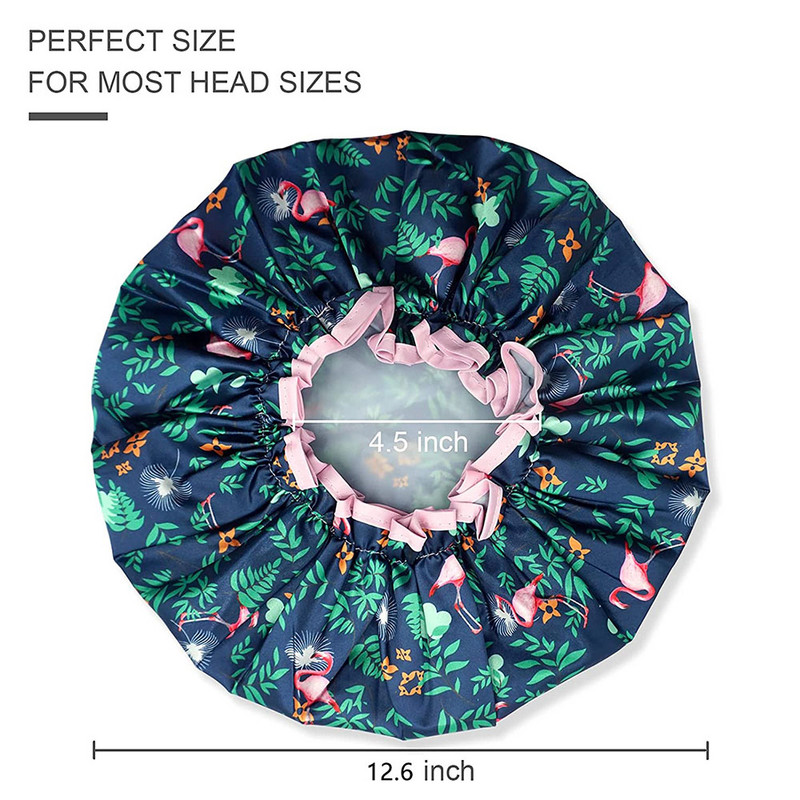 Debela kapa za tuširanje u 11 boja Vodootporna kapa za kupanje Dvoslojna navlaka za kosu za tuširanje Ženska oprema Kapa za tuširanje Kupaonski dodaci