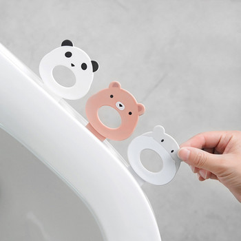 2 ΤΕΜ. Φορητό κάλυμμα καθίσματος τουαλέτας Ανυψωτικό κινουμένων σχεδίων Animal Closestool Συσκευή ανύψωσης τουαλέτας Λαβή Αξεσουάρ μπάνιου σπιτιού Οικιακό