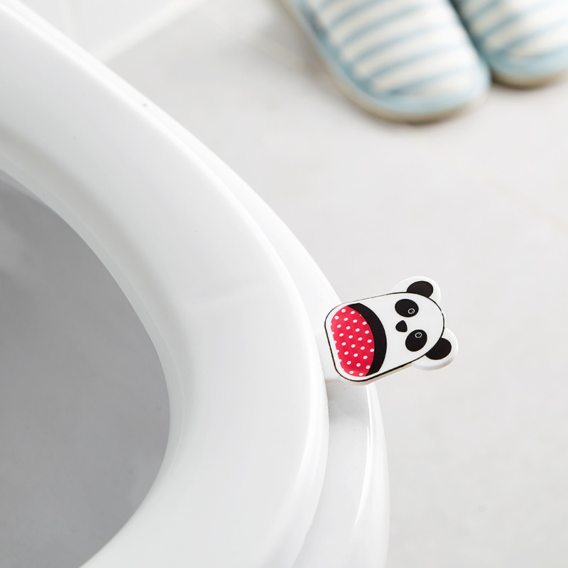 Jauns pārnēsājams tualetes sēdeklis Pacēlāji ērti tualetes vāka ierīce ir minēts Tualetes poda gredzena rokturis mājās Vannas istabas preču komplekts