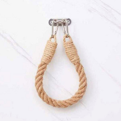 Retro papīra dvieļu plaukta dozators bez perforatora tualetes salvetes turētājs, piekarināms virve Vannas istabas dvieļu turētāja dekors