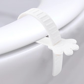 1Gb balts Handy Bundle tualetes sēdekļa pacēlājs Vannas istabas tualetes pacelšanas ierīce atvilktnei Tualetes sēdekļa pārsegs Sadzīves piederumi