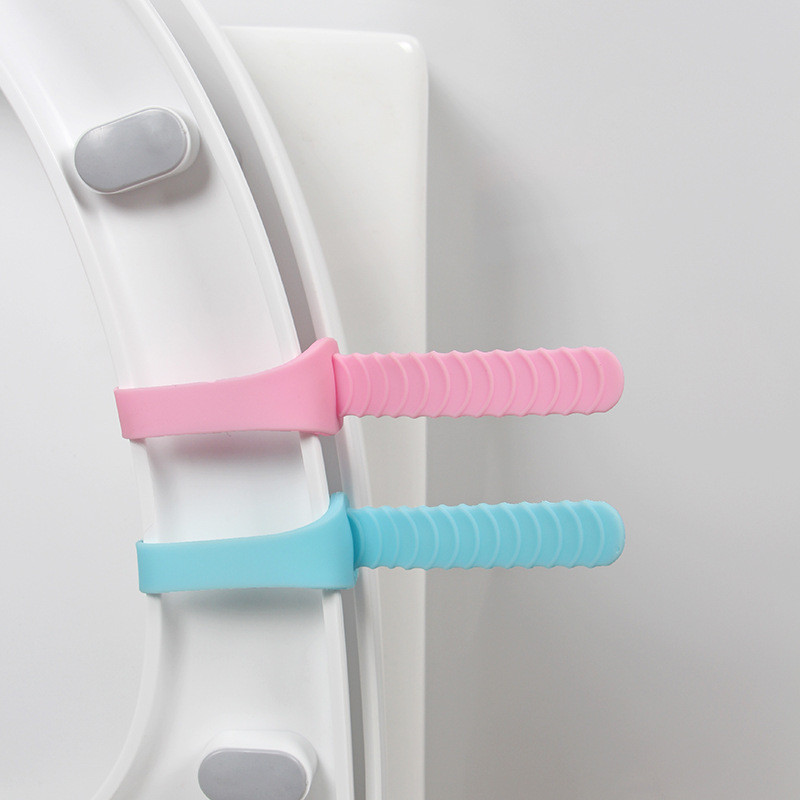 4gab./partija Tualetes sēdekļa pacēlājs Tualetes sēdekļa pārsega paceļamā pārsega rokturis Viegli pārnēsājams Pārnēsājams pārsegs Piederumi Vannas istabas piederumi