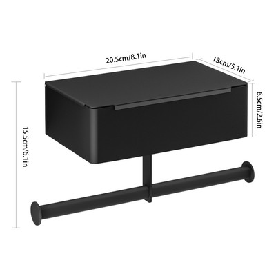 Roostevaba tualettpaberi hoidik koos riiuliga Vannitoa loputatavate niiskete salvrätikute jaoturi seinakinnitus WC paberist telefonihoidja salvrätikuga karbid