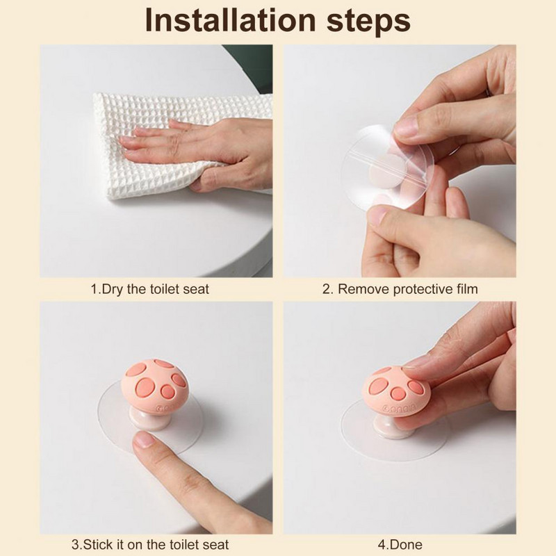 Prikladan uređaj za podizanje WC školjke Prijenosni podizač poklopca WC školjke Održavajte čistim Nelomljivi uređaj za podizanje WC školjke sa usisnom čašom