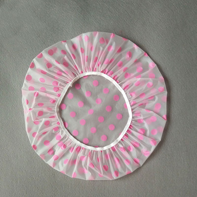 Matēta apdrukāta mežģīņu dušas cepure Bieza ūdensnecaurlaidīga peldcepure Daudzkrāsu ziedu apdruka pret dūmu cepure Matēta vannas cepure sievietēm