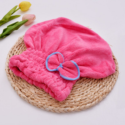 Brzo sušenje kose Kapa ručnika Bowknot Wrap Kapa ručnika za tuširanje Za žene Spa Ručnik za sušenje kose Turban za kosu od mikrovlakana koji se brzo suši