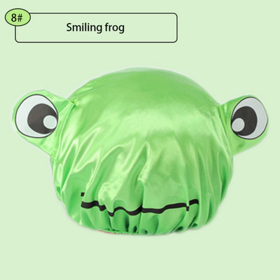 Crtani debeo 1kom Vodootporna kapa za kupanje Dvoslojna navlaka za kosu za tuširanje Dječji pribor za djecu Kapa za tuširanje Kupaonski dodaci