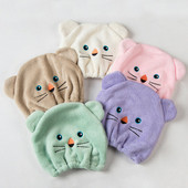 1kom slatkih crtanih filmova Brzo sušenje kose umotani ručnici Šešir za suhu kosu Kape za kupanje Prijenosna kapa za tuširanje od koraljnog flisa Dodaci za kupanje