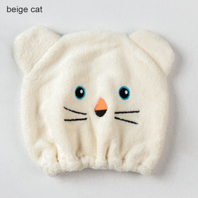 1kom slatkih crtanih filmova Brzo sušenje kose umotani ručnici Šešir za suhu kosu Kape za kupanje Prijenosna kapa za tuširanje od koraljnog flisa Dodaci za kupanje