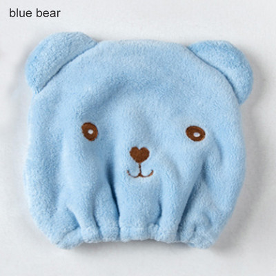 1kom slatkih crtanih filmova Brzo sušenje kose umotani ručnici Šešir za suhu kosu Kape za kupanje Prijenosna kapa za tuširanje od koraljnog flisa Dodaci za kupanje