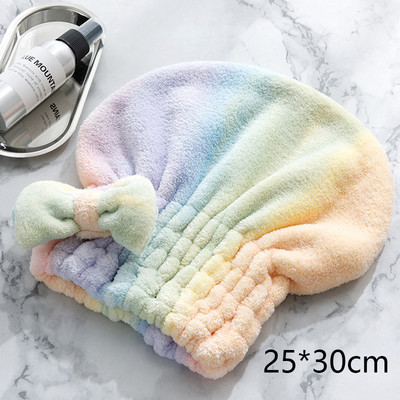 1kom slatkih crtanih filmova Brzo sušenje kose umotani ručnici Šešir za suhu kosu Kape za kupanje Prijenosna kapa za tuširanje od koraljnog flisa Dodaci za kupanje