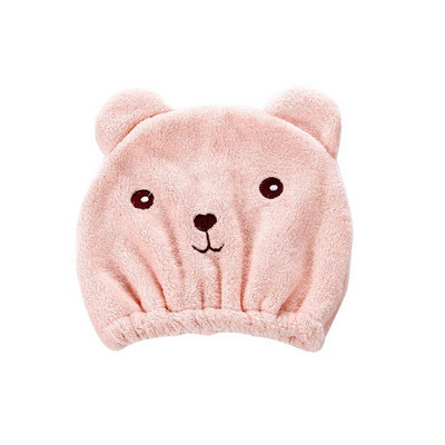 Jauka matu žāvēšana cepures dvielis Ātri nožūstošs dušas vāciņš Spēcīgi absorbējošs žāvēšanas mīksts multfilms bērniem