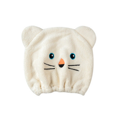 Jauka matu žāvēšana cepures dvielis Ātri nožūstošs dušas vāciņš Spēcīgi absorbējošs žāvēšanas mīksts multfilms bērniem