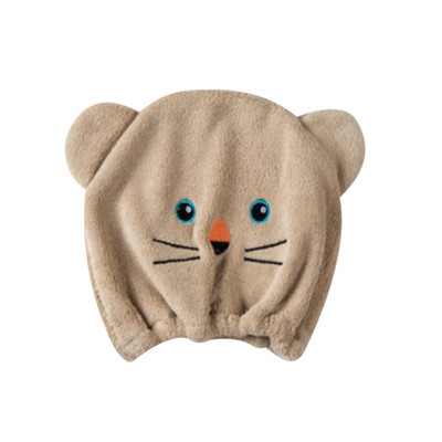 Jauka matu žāvēšana cepures dvielis Ātri nožūstošs dušas vāciņš Spēcīgi absorbējošs žāvēšanas mīksts multfilms bērniem