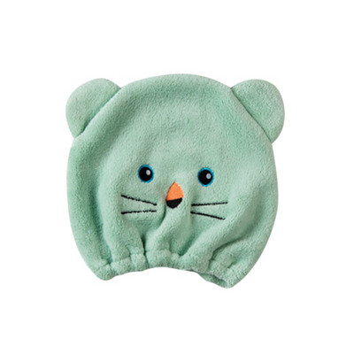 Jauka matu žāvēšana cepures dvielis Ātri nožūstošs dušas vāciņš Spēcīgi absorbējošs žāvēšanas mīksts multfilms bērniem