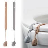 Poklopac WC školjke Prijenosni podizač sjedala Silikonska ručka bez dodira Podesivi držač Alati Izbjegavajte dodirivanje Dodaci za kućnu kupaonicu