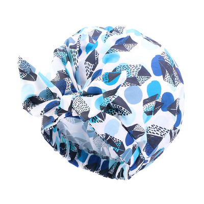 Dušas cepures Regulējamas Bow-mezglu vannas matu cepures Atkārtoti lietojamas ūdensnecaurlaidīgas turbāna dušas cepures vannas cepures sievietēm Girl Beauty Hair Spa