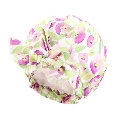 Dušas cepures Regulējamas Bow-mezglu vannas matu cepures Atkārtoti lietojamas ūdensnecaurlaidīgas turbāna dušas cepures vannas cepures sievietēm Girl Beauty Hair Spa