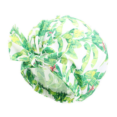 Dušas cepures Regulējamas Bow-mezglu vannas matu cepures Atkārtoti lietojamas ūdensnecaurlaidīgas turbāna dušas cepures vannas cepures sievietēm Girl Beauty Hair Spa