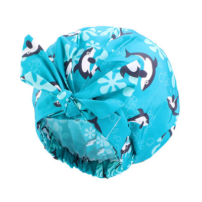 Dušas cepures Regulējamas Bow-mezglu vannas matu cepures Atkārtoti lietojamas ūdensnecaurlaidīgas turbāna dušas cepures vannas cepures sievietēm Girl Beauty Hair Spa