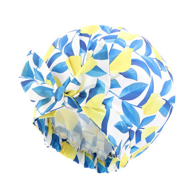 Dušas cepures Regulējamas Bow-mezglu vannas matu cepures Atkārtoti lietojamas ūdensnecaurlaidīgas turbāna dušas cepures vannas cepures sievietēm Girl Beauty Hair Spa