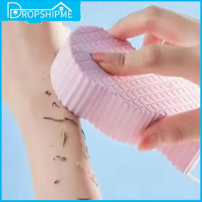 Dropshipme Shower Back Scrubber Kehakoorija Kooriv silikoon Korduvkasutatav Sucker Seinamatt Vannimassaažitööriist Vannitoatarvikud