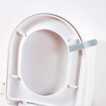 Преносим домакински обикновен повдигач на капака на тоалетната чиния Творчески капак на капака на тоалетната седалка Дръжки Капаци Санитарен Не мръсни ръце Консумативи за баня