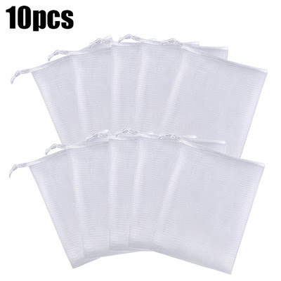 20PCS Sredstvo za čišćenje lica Sapun Mrežaste vrećice Pjenasti mrežasti sapun Sredstva za pranje tijela Pjenasta mrežasta vrećica Vrećice s uzicom Sredstva za čišćenje u kućanstvu