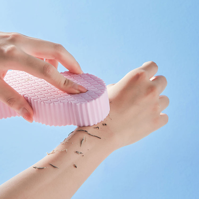 Exfoliante Soft Sponge kūno šveitimo vonia šveičiamasis šveitiklis kempinė dušo šepetėlis kūno odos valiklis negyvos odos valiklis