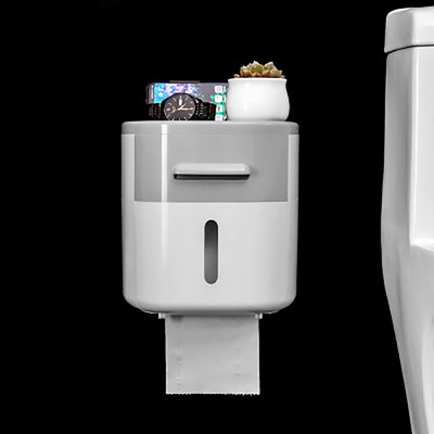 BAISPO prijenosni držač toaletnog papira s ladicom Držač maramica bez bušenja Višenamjenski organizator za kupaonicu Kupaonski pribor