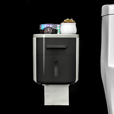 BAISPO prijenosni držač toaletnog papira s ladicom Držač maramica bez bušenja Višenamjenski organizator za kupaonicu Kupaonski pribor