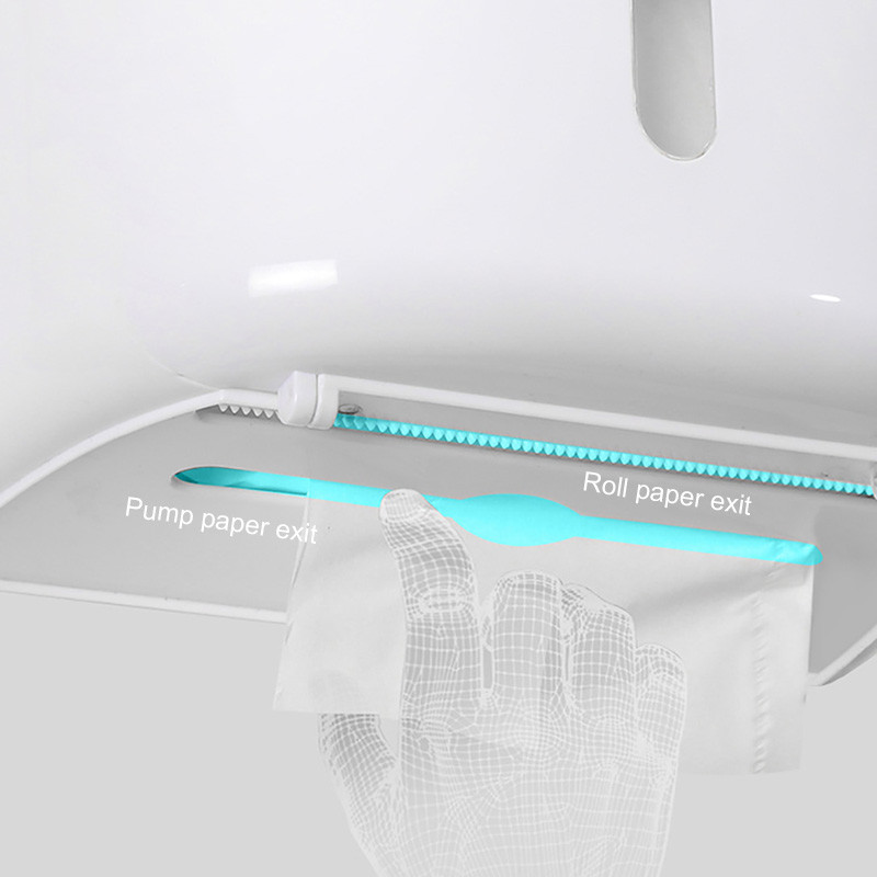 BAISPO prijenosni držač toaletnog papira s ladicom Držač maramica bez bušenja Višenamjenski organizator za kupaonicu Kupaonski pribor